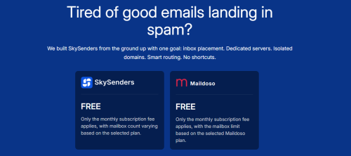 SkySenders vs Maildoso: Which Cold Email Infrastructure Wins in 2025?