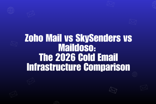 Zoho Mail vs SkySenders vs Maildoso: Which Platform Wins for Cold Email?